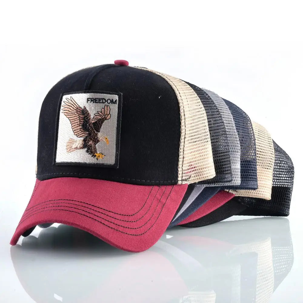 Animal Embroidery Trucker Cap