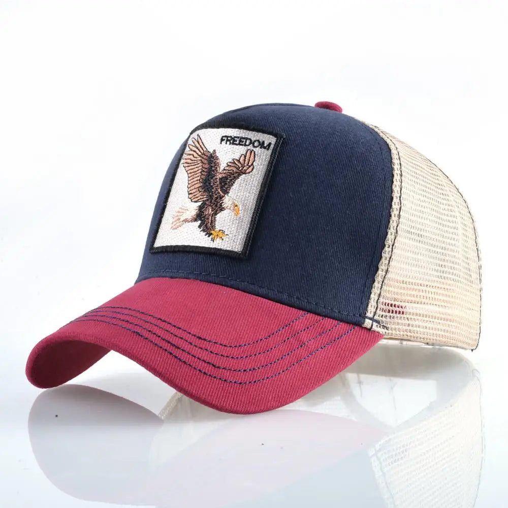 Animal Embroidery Trucker Cap