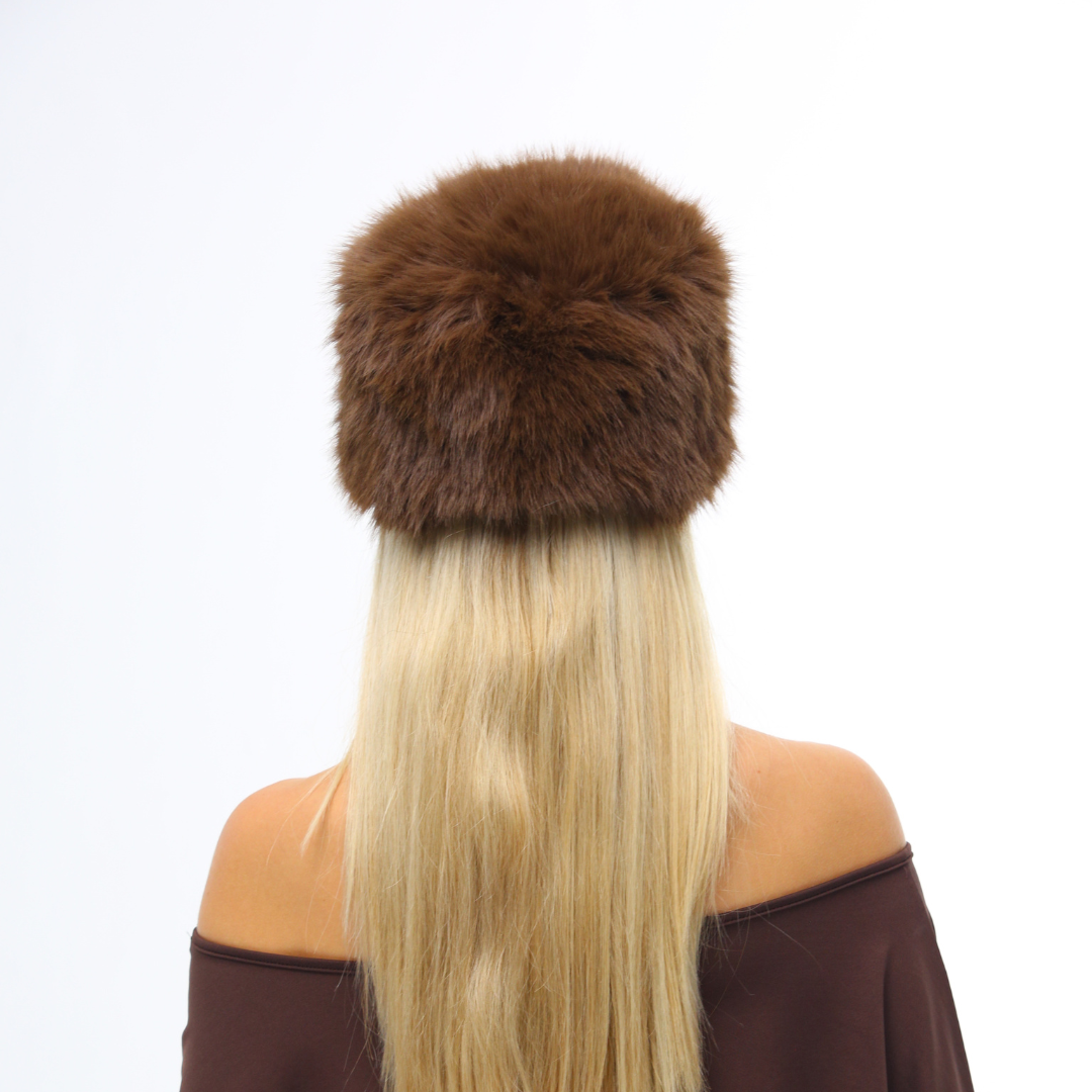 Puffy Snow Bunny Hat