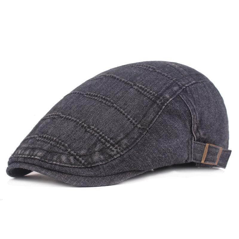 Denim Newsboy Custom Cap Image