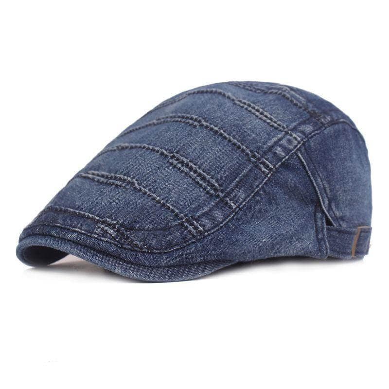 Denim Newsboy Custom Cap Image