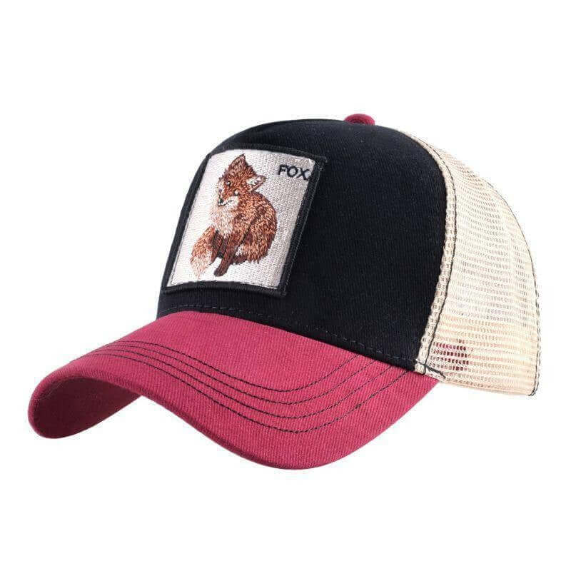 Animal Trucker Hat - Fox Image