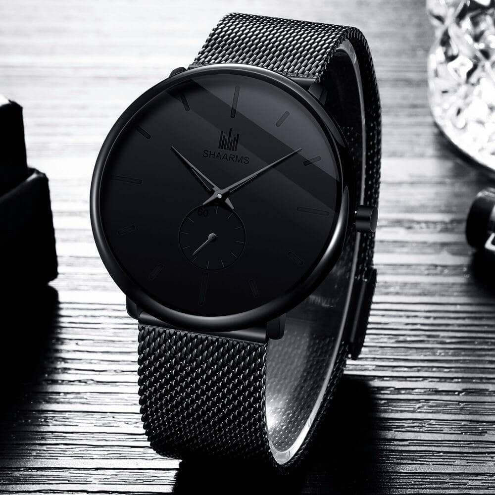 Casual Mesh Steel Quartz Watch Image