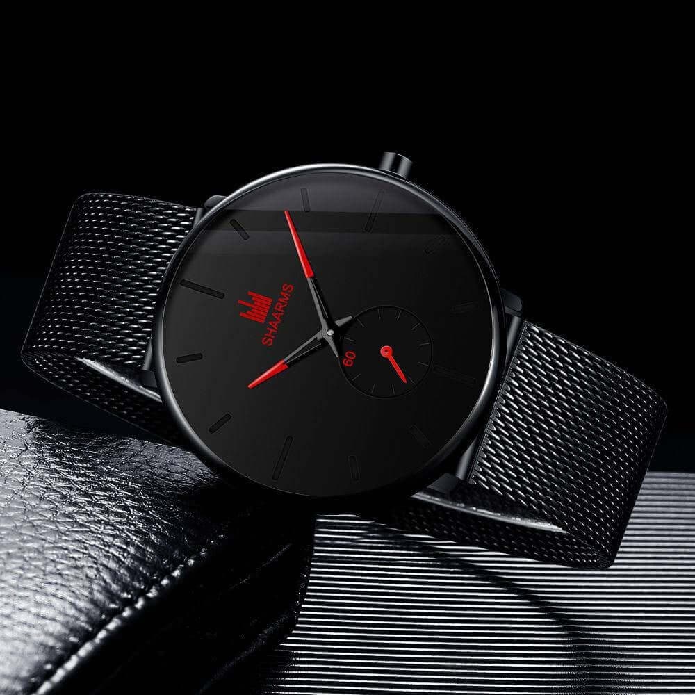 Casual Mesh Steel Quartz Watch Image