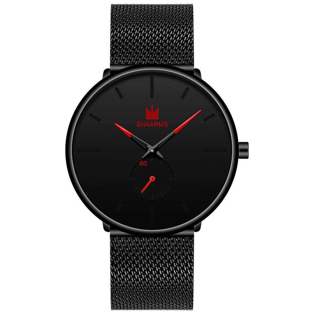 Casual Mesh Steel Quartz Watch Image