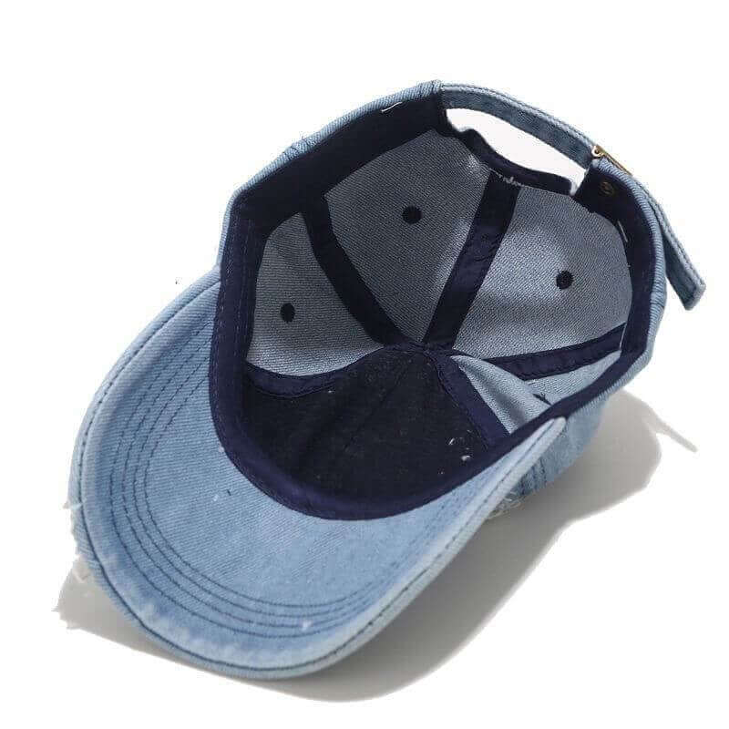 Torn Denim Cap Image