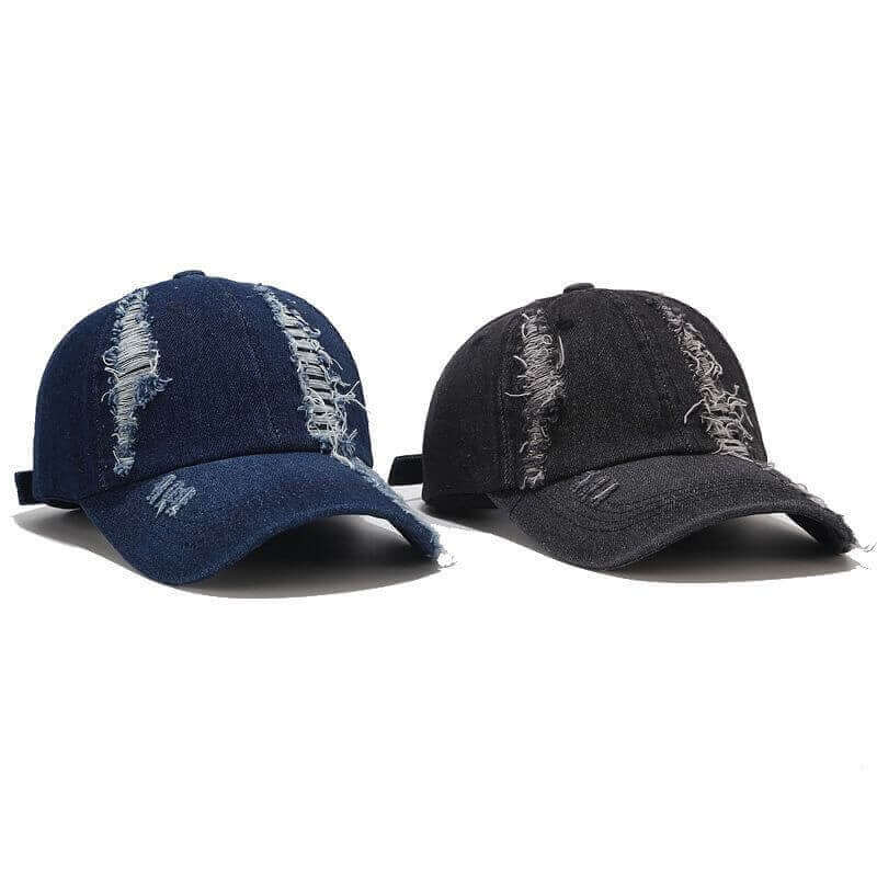 Torn Denim Cap Image