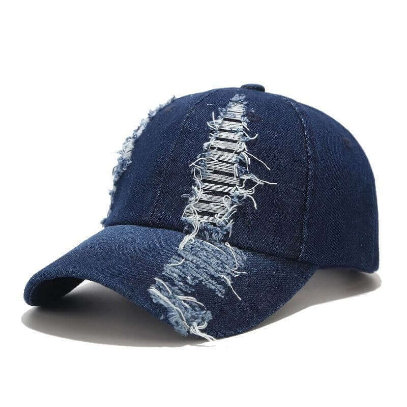 Torn Denim Cap Image