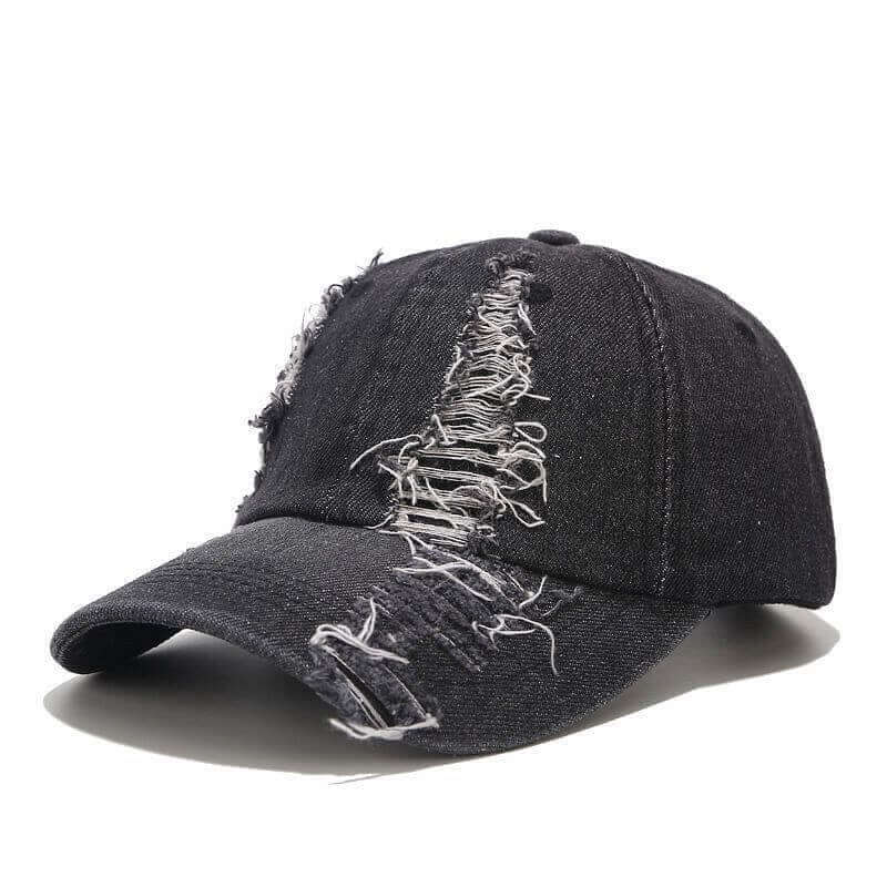 Torn Denim Cap Image
