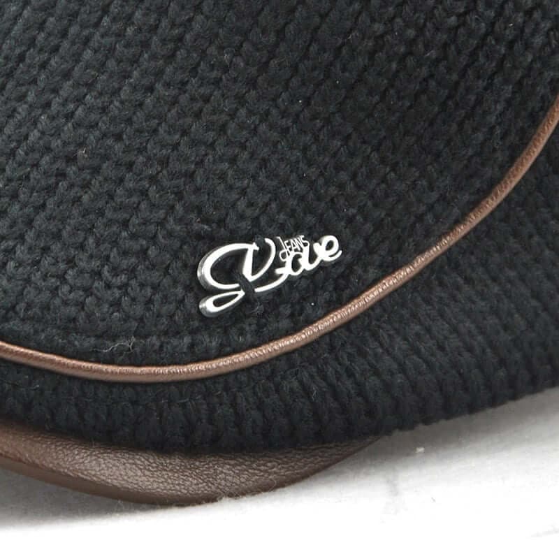Jamont Premium Leather Brimmed Flat Cap Image