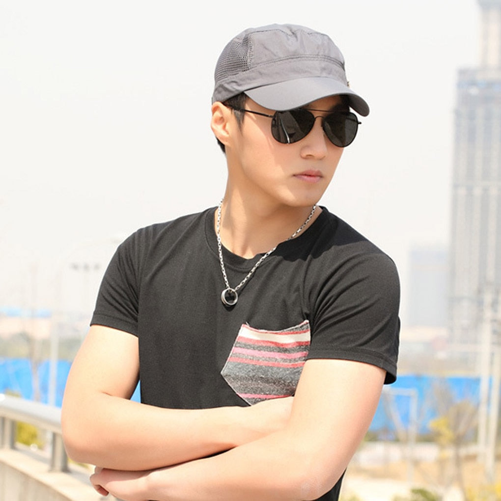 Breathable High-Peaked Sports Cap