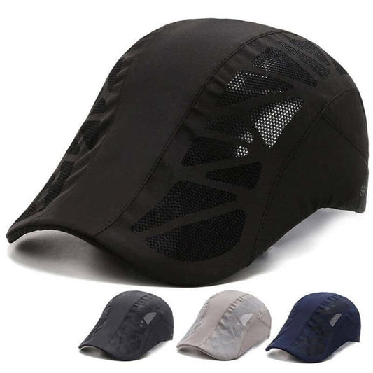 Hybrid Summer Mesh Flat Cap Image