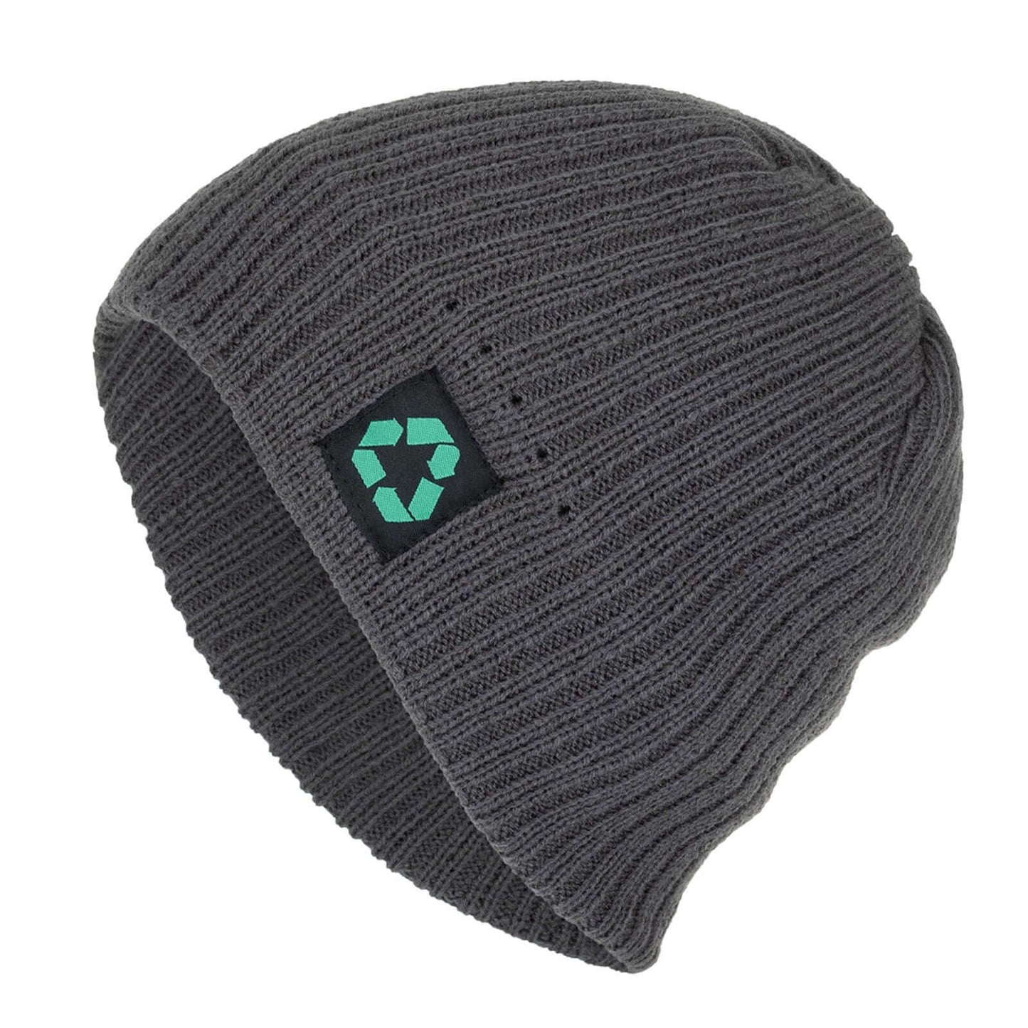 Knitted Striped Beanie Image