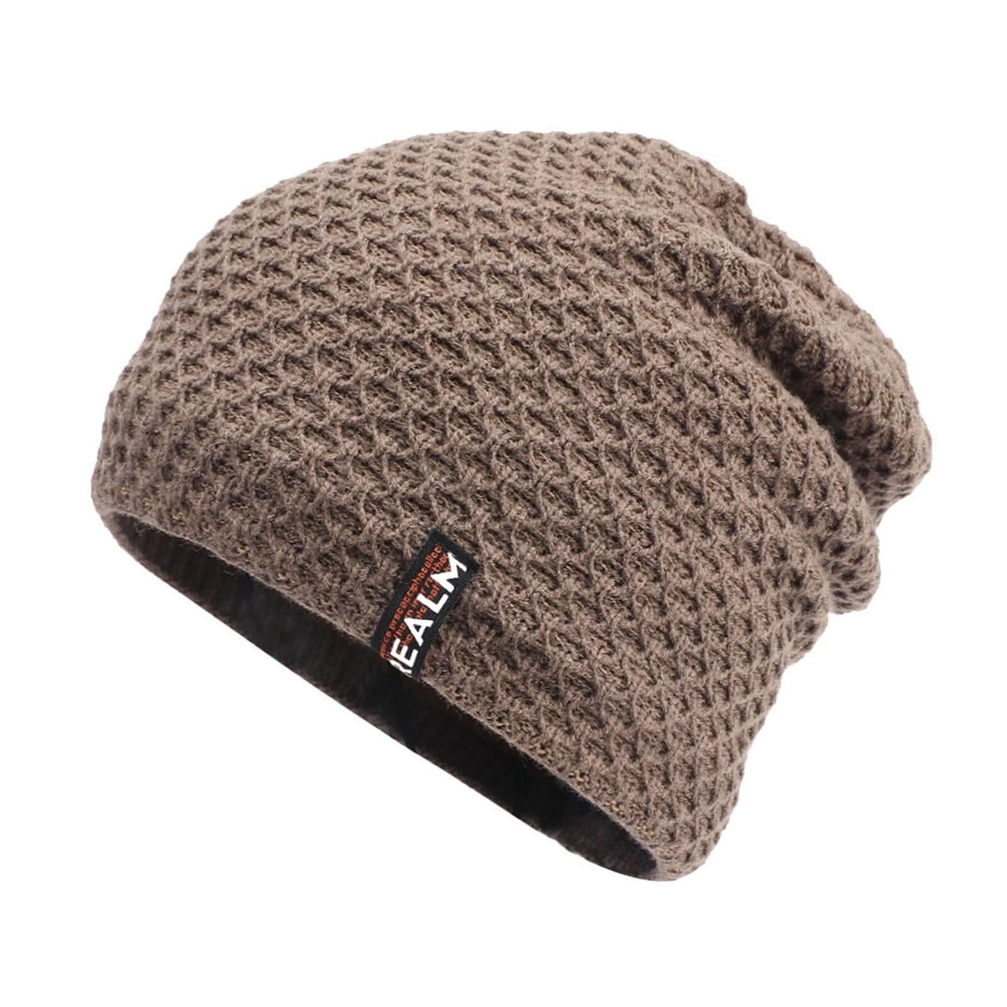 Realm Chunky Crochet Knit Beanie Image