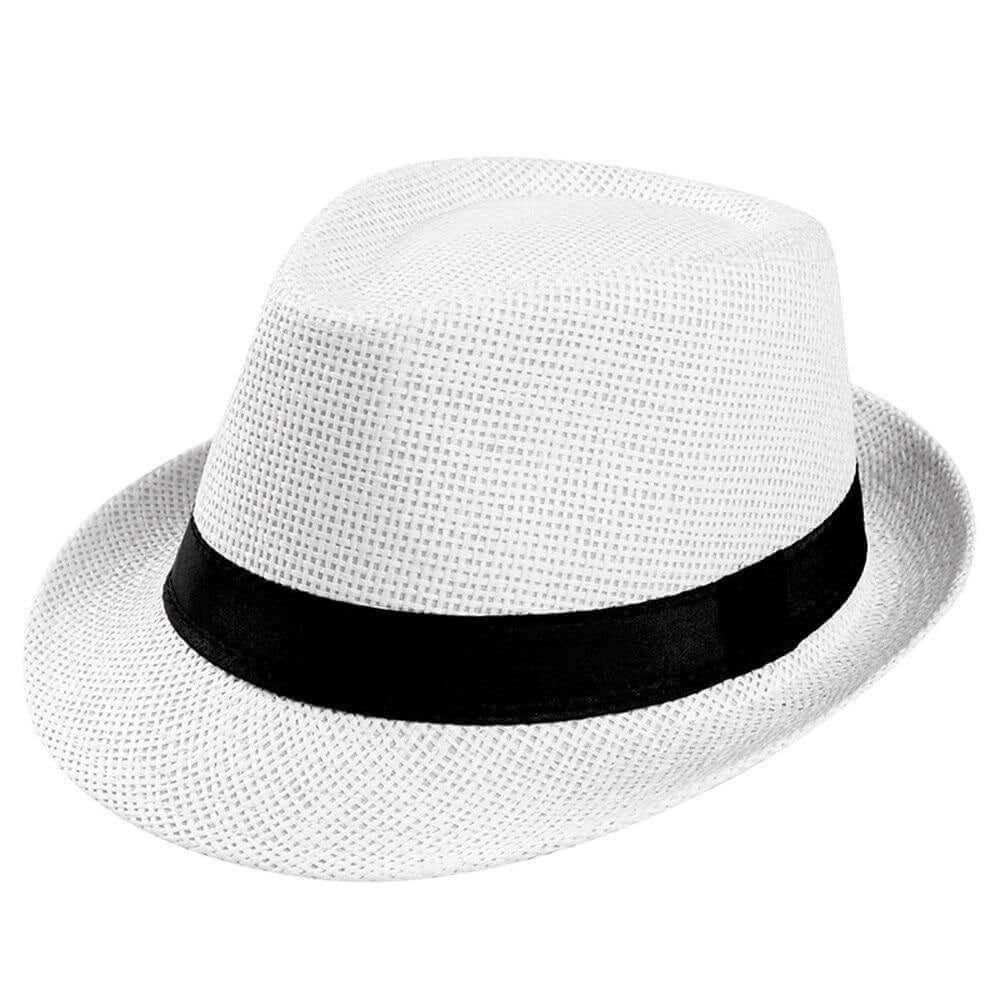 Solid Straw Jazz Fedora Image