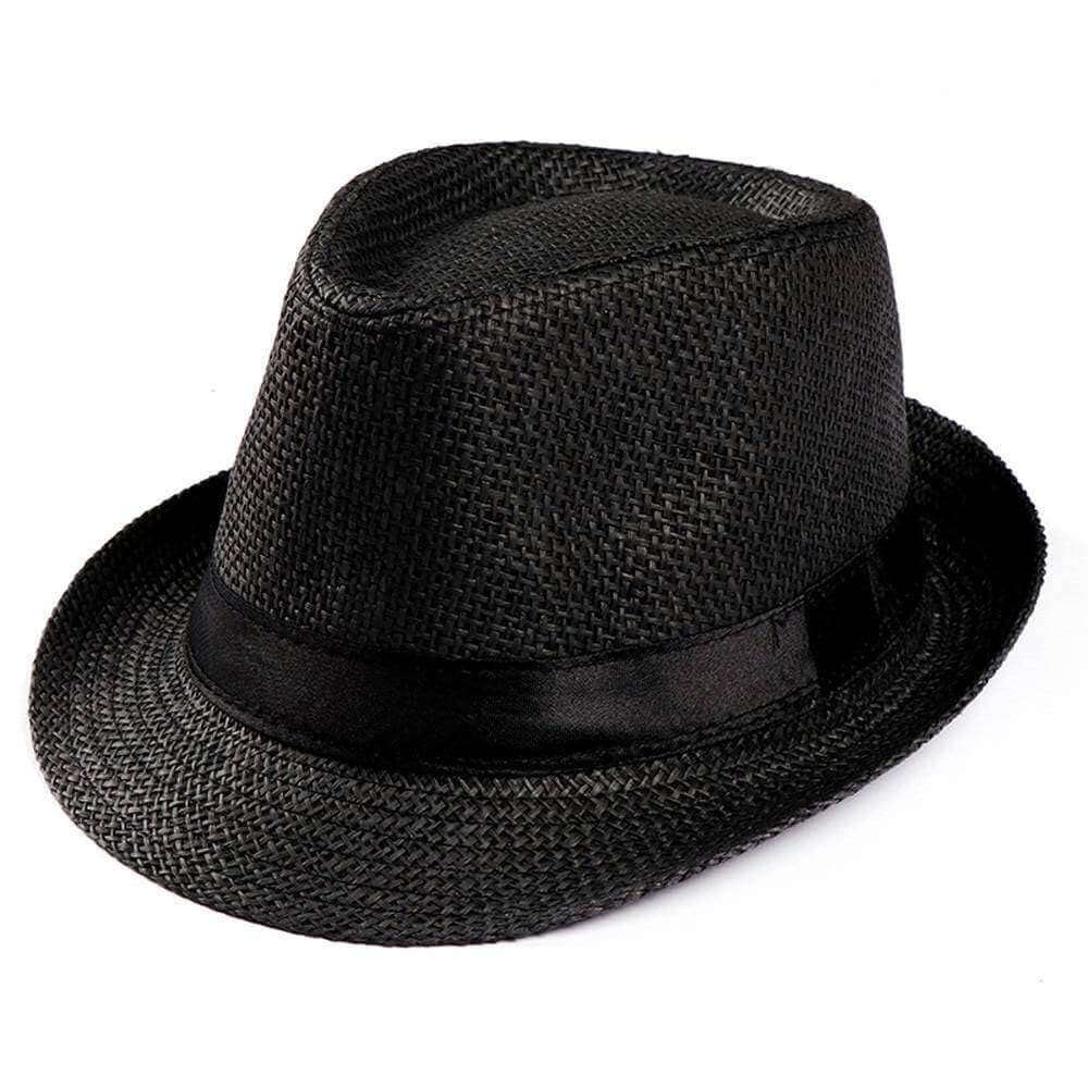 Solid Straw Jazz Fedora Image