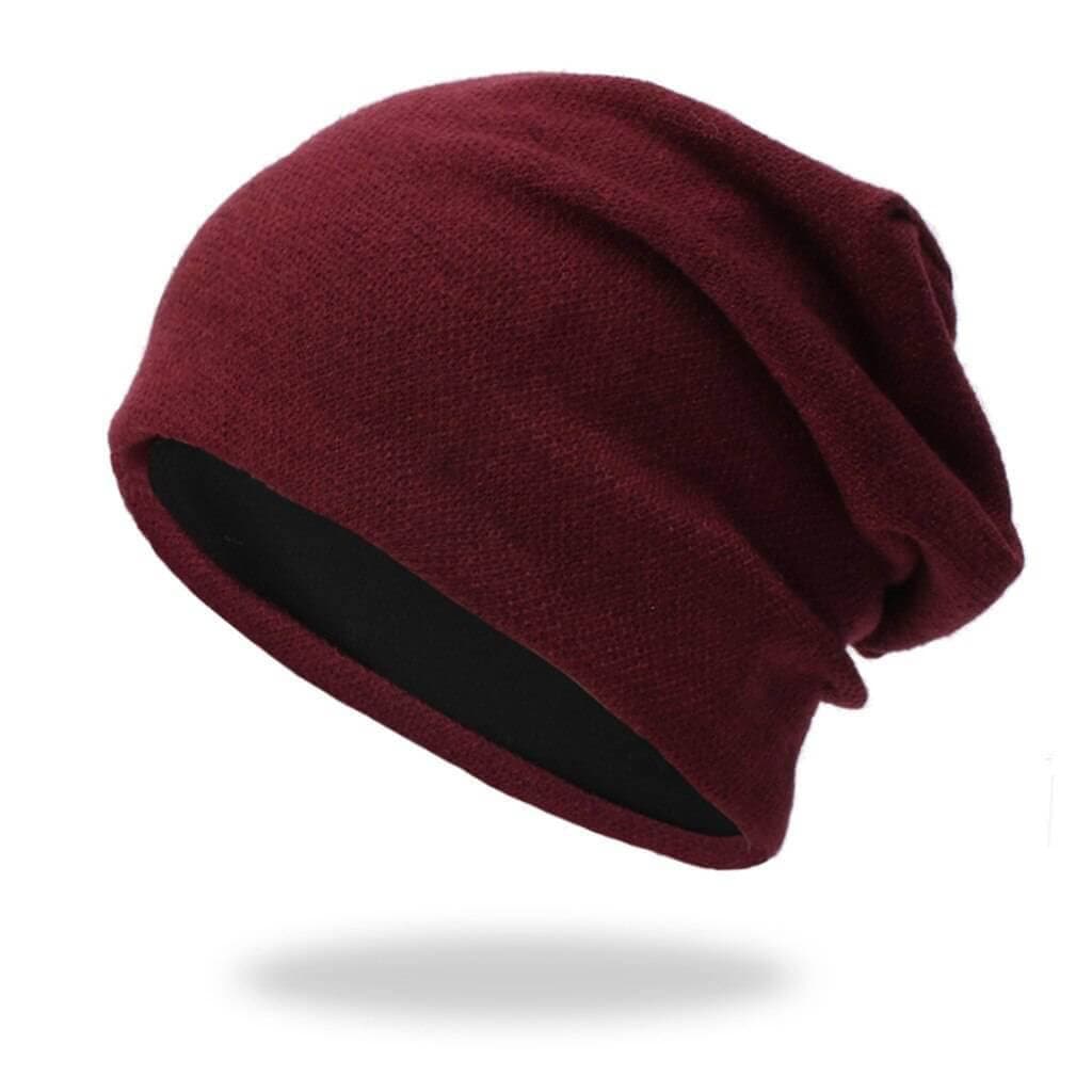 Wool-Lined Textured Beanie Image