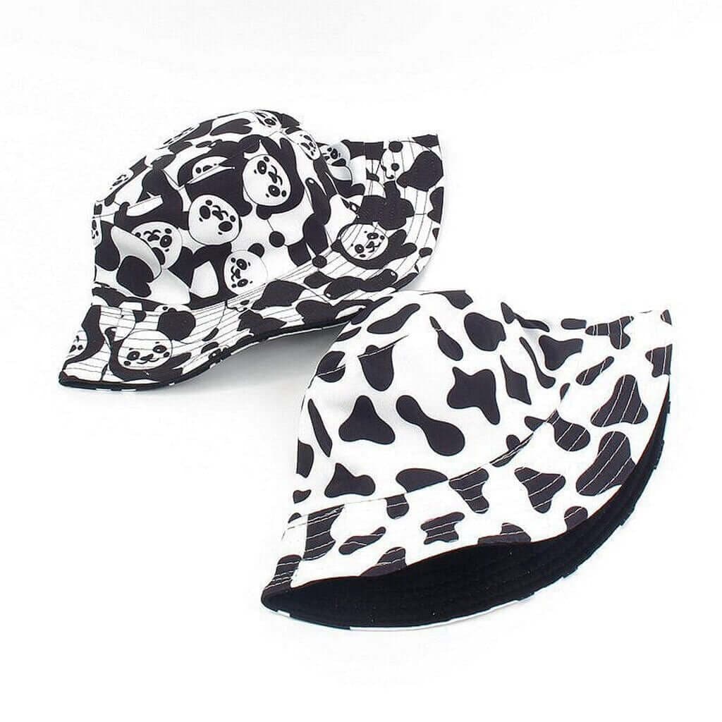 Cow / Panda Bucket Hat Image