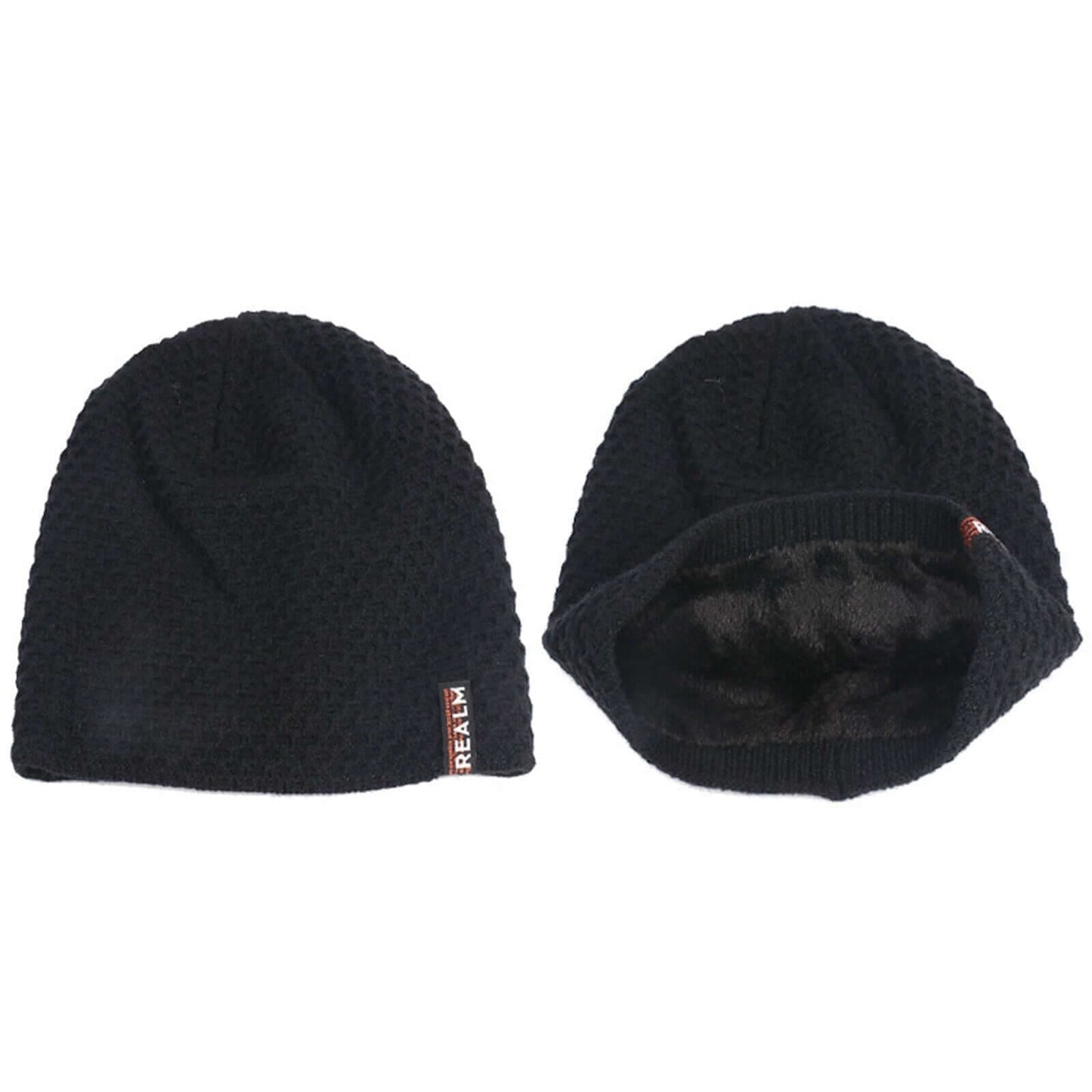 Realm Chunky Crochet Knit Beanie Image