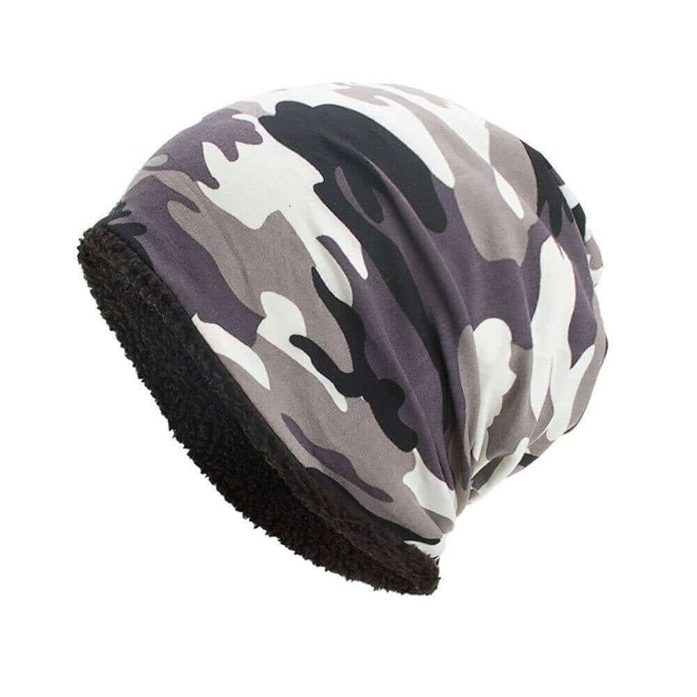 Wool Lined Camouflage Beanie Image