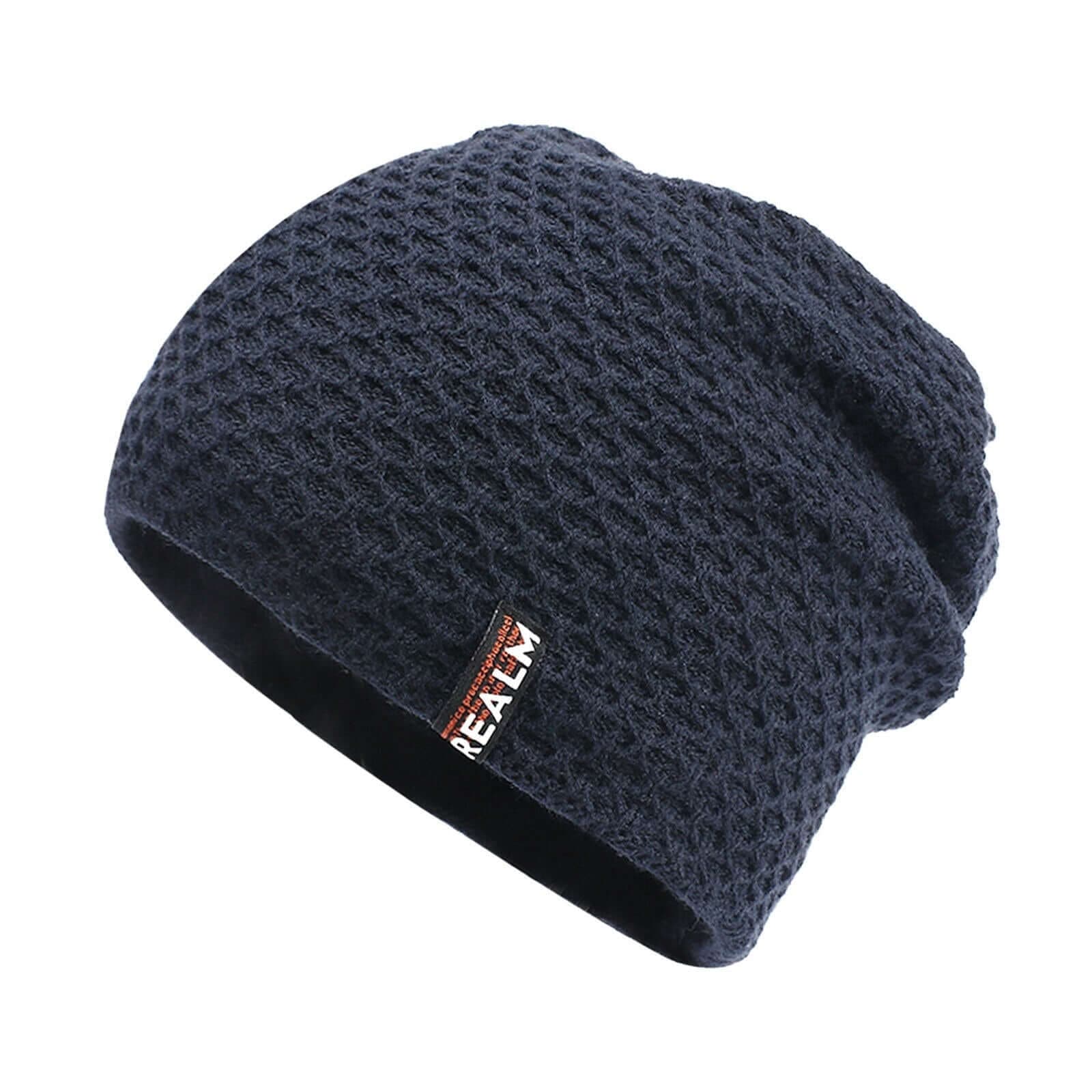 Realm Chunky Crochet Knit Beanie Image