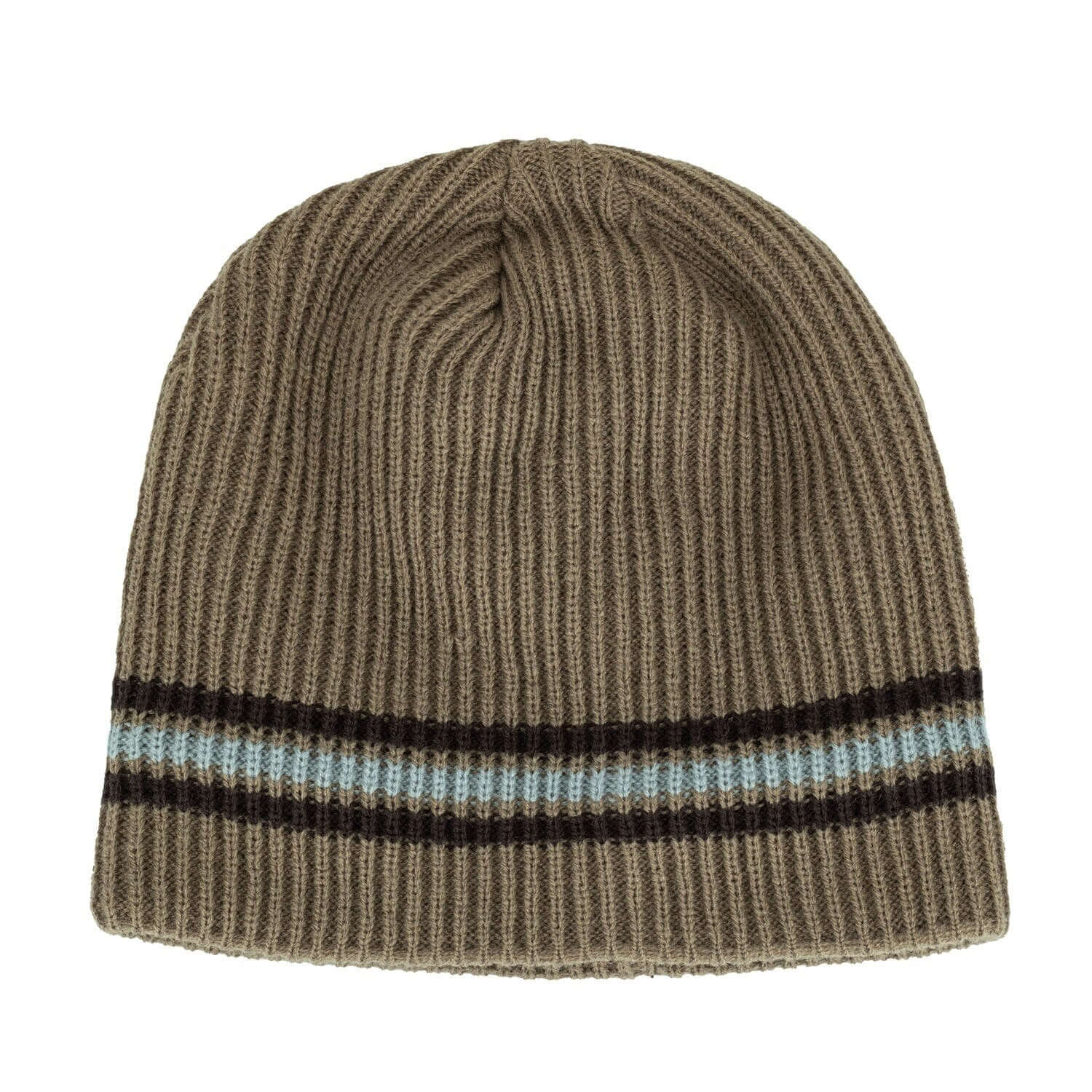 Knitted Striped Beanie Image