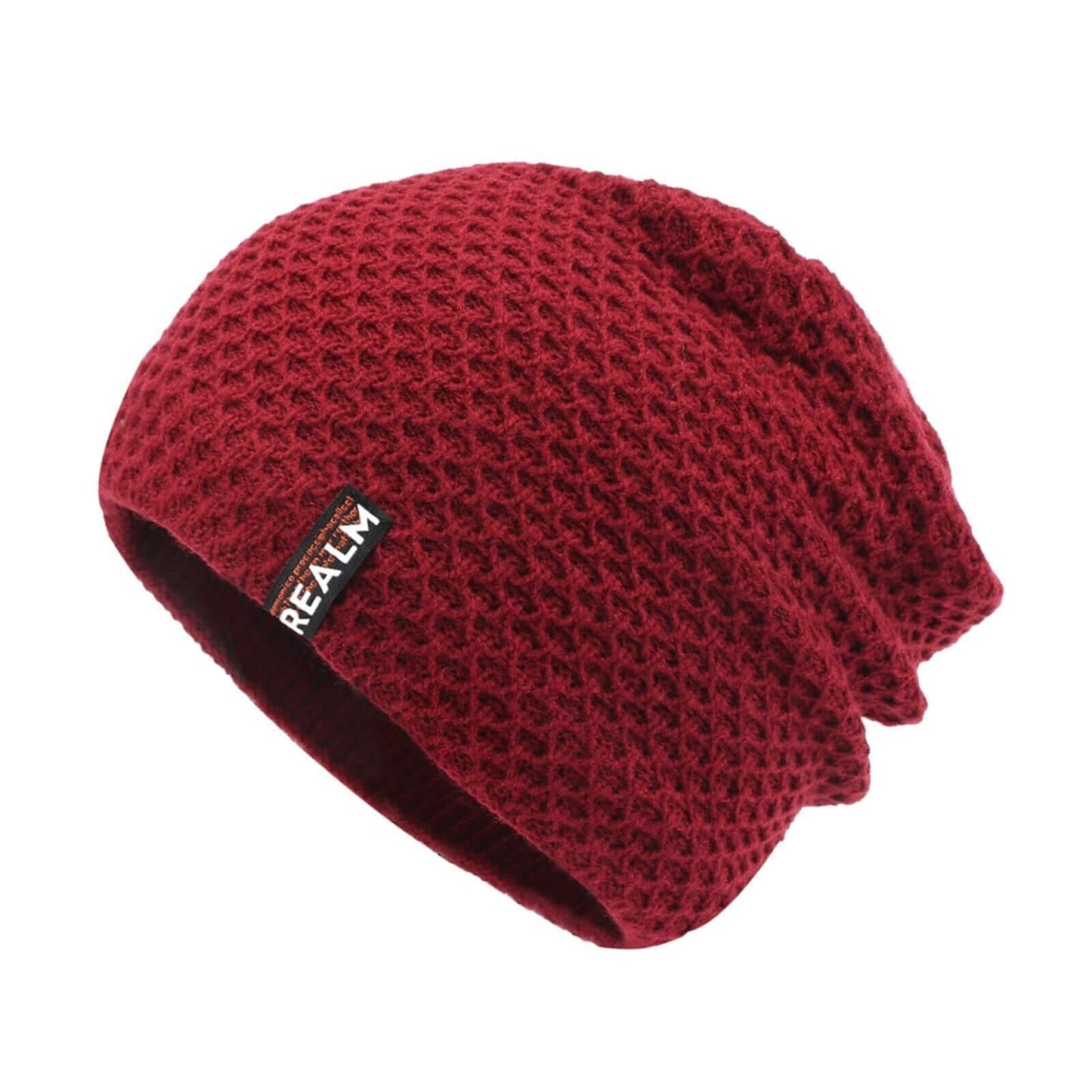 Realm Chunky Crochet Knit Beanie Image