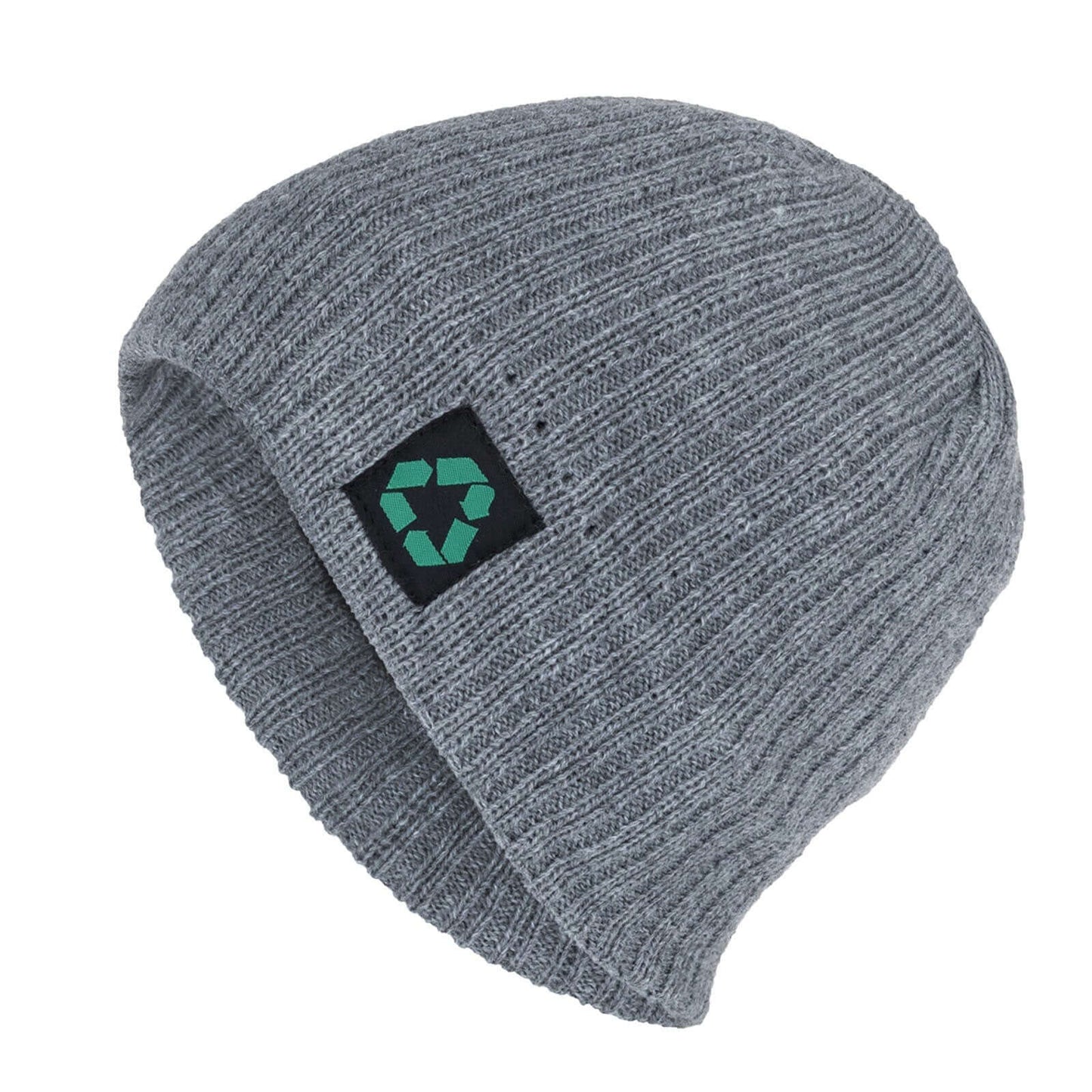 Knitted Striped Beanie Image