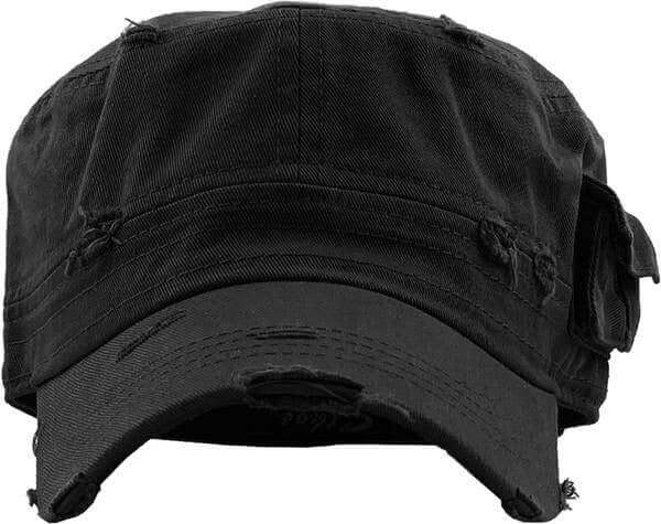Distressed Fitted Cadet Hat Image