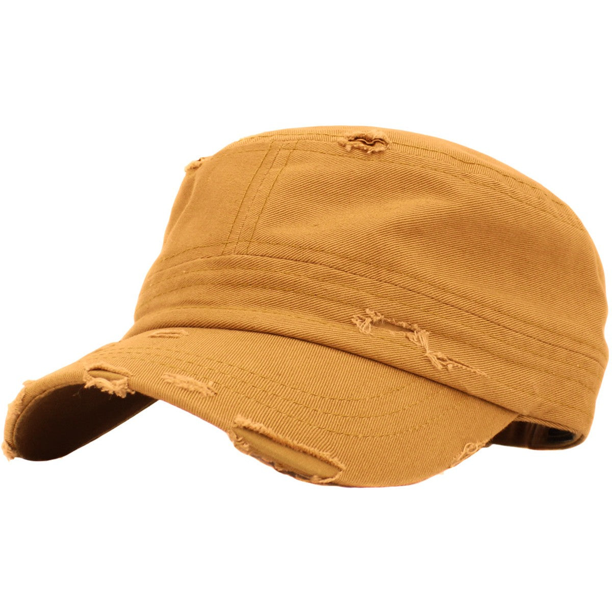 Adjustable Distressed Cadet Cap