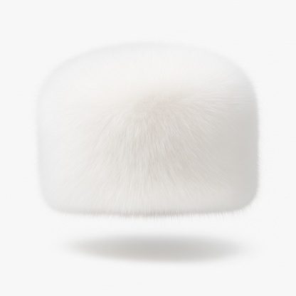 Puffy Snow Bunny Hat