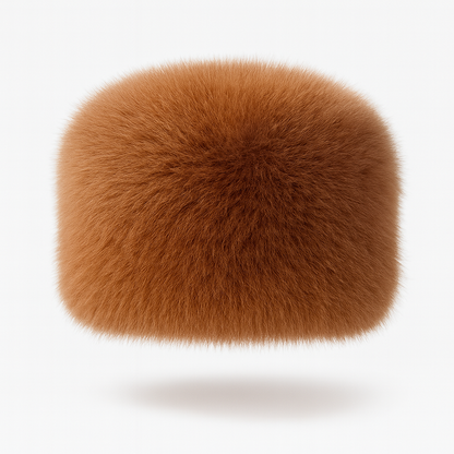 Puffy Snow Bunny Hat