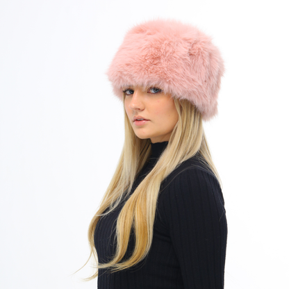 Puffy Snow Bunny Hat