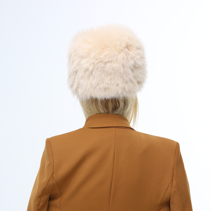 Puffy Snow Bunny Hat