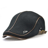 Jamont Premium Leather Brimmed Flat Cap Image