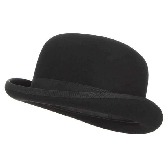 Gemvie Classic Black Derby Bowler Image