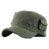 Distressed Fitted Cadet Hat Image