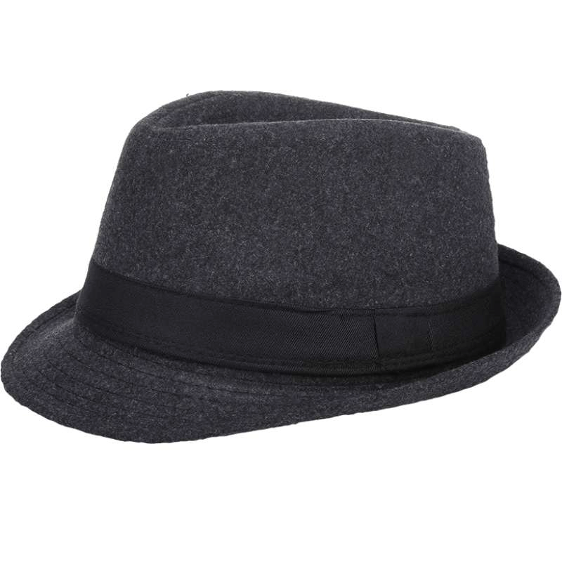 Wool Fitted Casual Fedora - Image